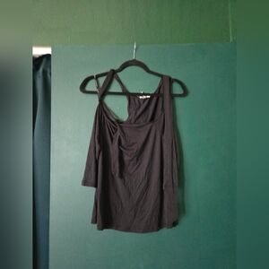 Avec Les Filles Black Camisole Top